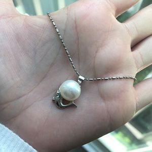 Pearl Dolphin Necklace